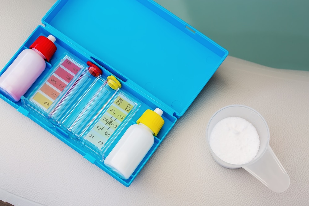 signs well shock chlorination